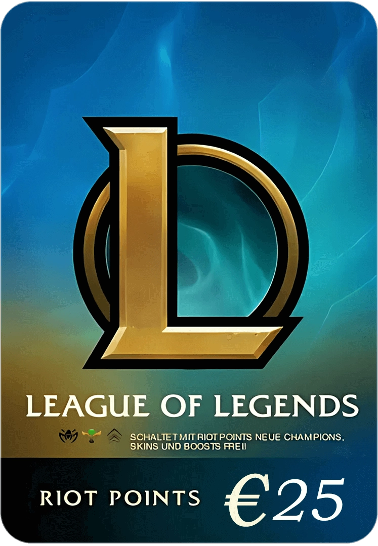 League of Legends (LoL) Gift Card - 25 EUR - Europe  for sale in Egypt from Games2Egypt