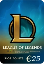 League of Legends (LoL) Gift Card - 25 EUR - Europe -  for sale in Egypt from Games2Egypt