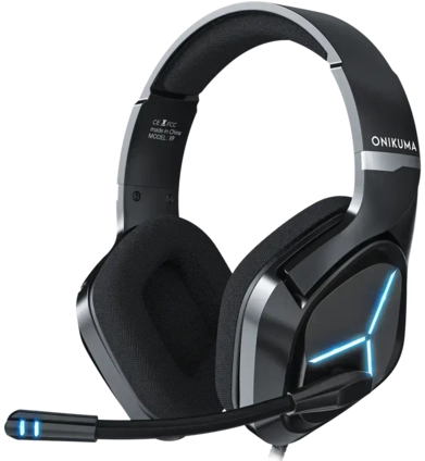 Onikuma X9 RGB Wired Gaming Headset - Black