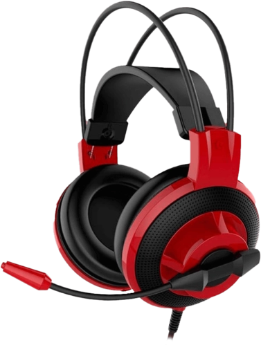 MSI DS501 Wired Gaming Headset for PC - Red  for sale in Egypt from Games2Egypt