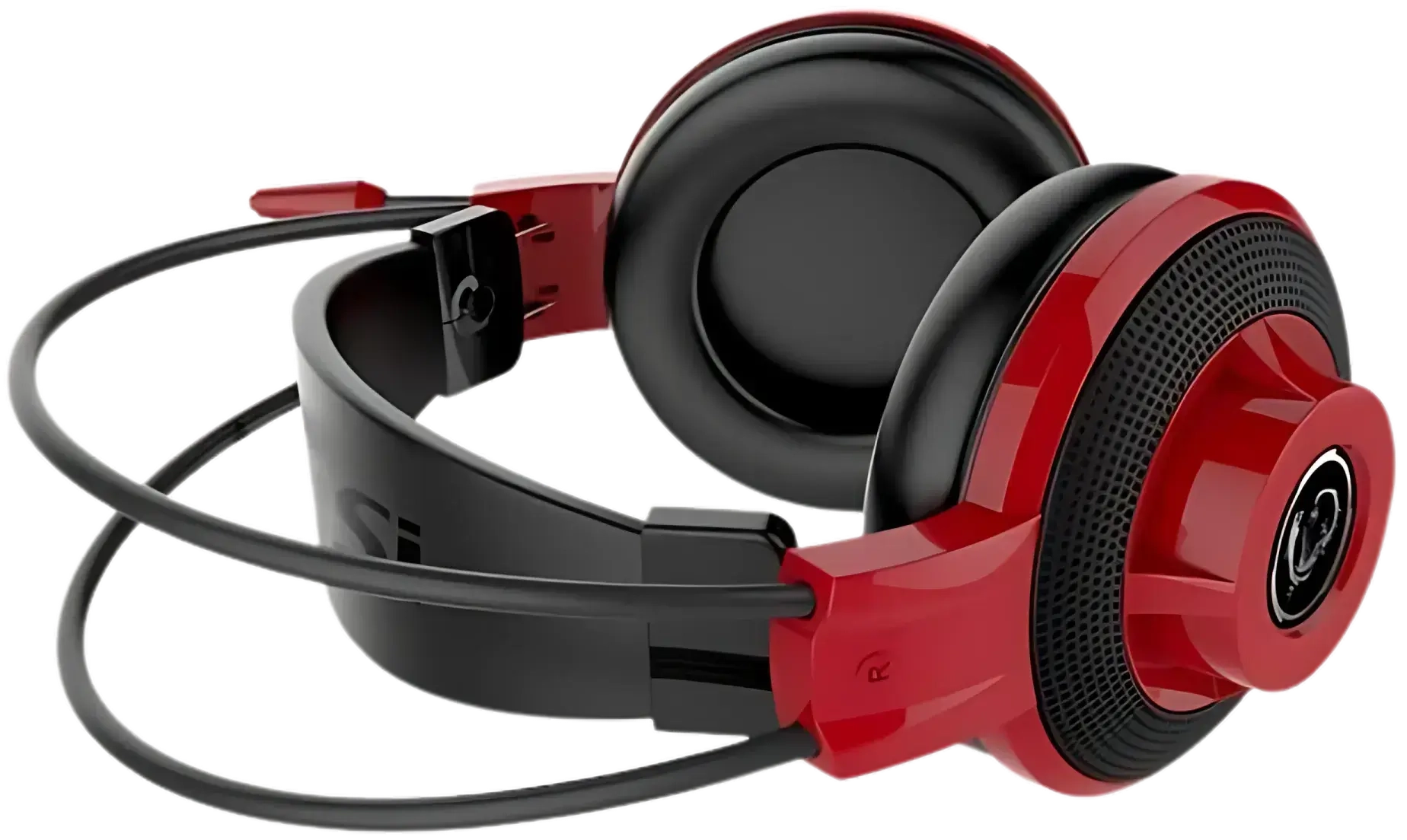 MSI DS501 Wired Gaming Headset for PC - Red  for sale in Egypt from Games2Egypt