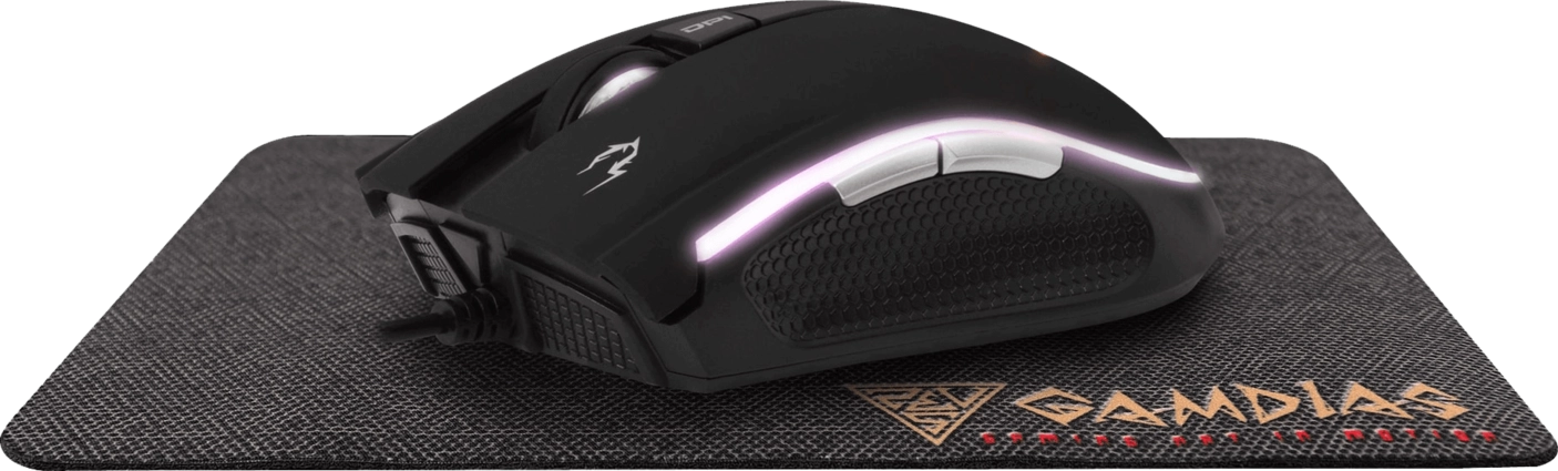 Gamdias Zeus E2 RGB Gaming Mouse + NYX E1 Mouse Pad