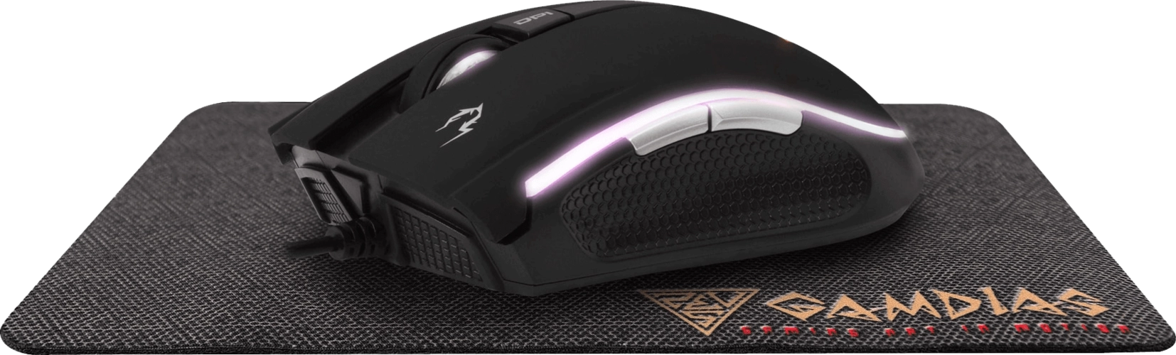 Gamdias Zeus E2 RGB Gaming Mouse + NYX E1 Mouse Pad