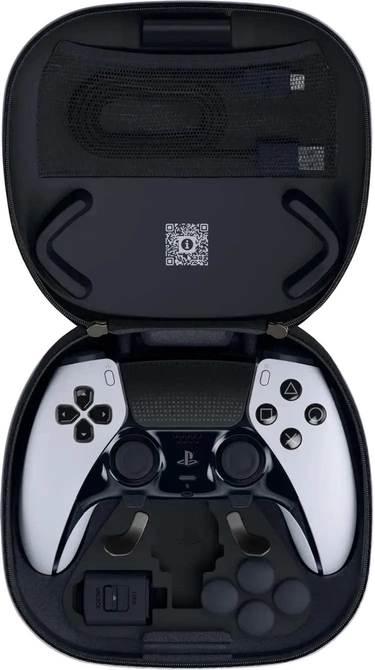 PS5 DualSense Edge Wireless Controller with a Case of Accessories  for sale in Egypt from Games2Egypt