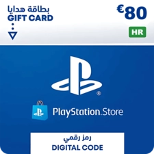 PSN PlayStation Store Gift Card 80 EUR - Croatia (HR) -  for sale in Egypt from Games2Egypt