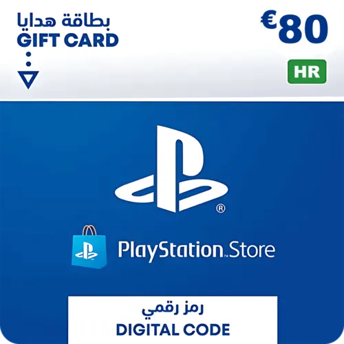 PSN PlayStation Store Gift Card 80 EUR - Croatia (HR)