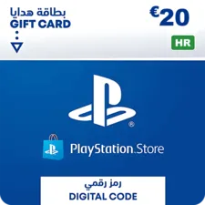 PSN PlayStation Store Gift Card 20 EUR - Croatia (HR) -  for sale in Egypt from Games2Egypt