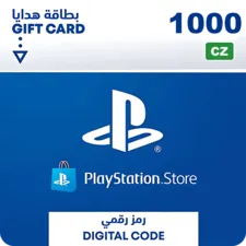 PSN PlayStation Store Gift Card 1000 CZK - Czech Republic (96768)