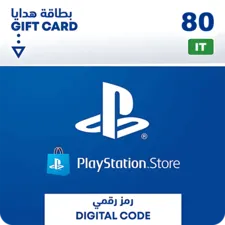 PSN PlayStation Store Gift Card 80 EUR - Italy -  for sale in Egypt from Games2Egypt