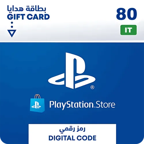 PSN PlayStation Store Gift Card 80 EUR - Italy