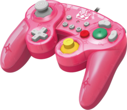 Hori Nintendo Switch Wired Mario Peach Battle Pad - Pink