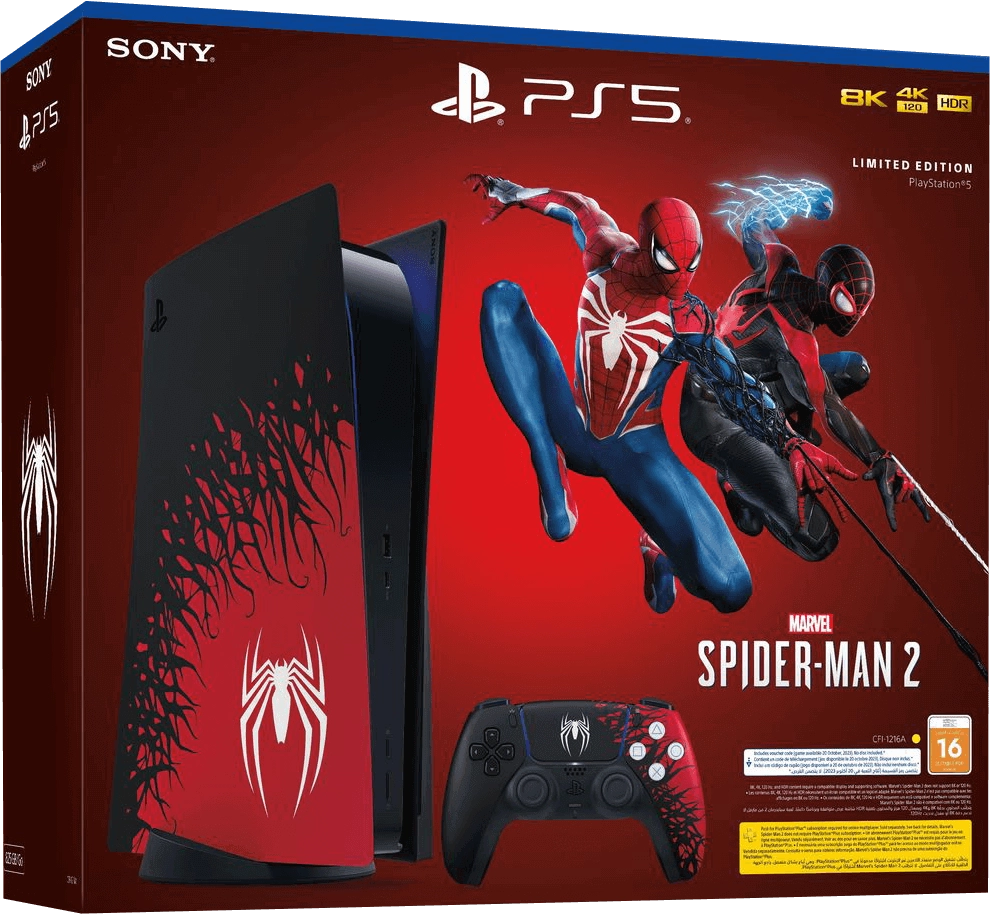 PlayStation 5 Console – Marvel’s Spider-Man 2 Limited Edition Bundle  for sale in Egypt from Games2Egypt