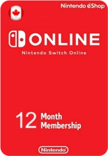 Nintendo eShop Online Membership 12 Months Canada -  for sale in Egypt from Games2Egypt