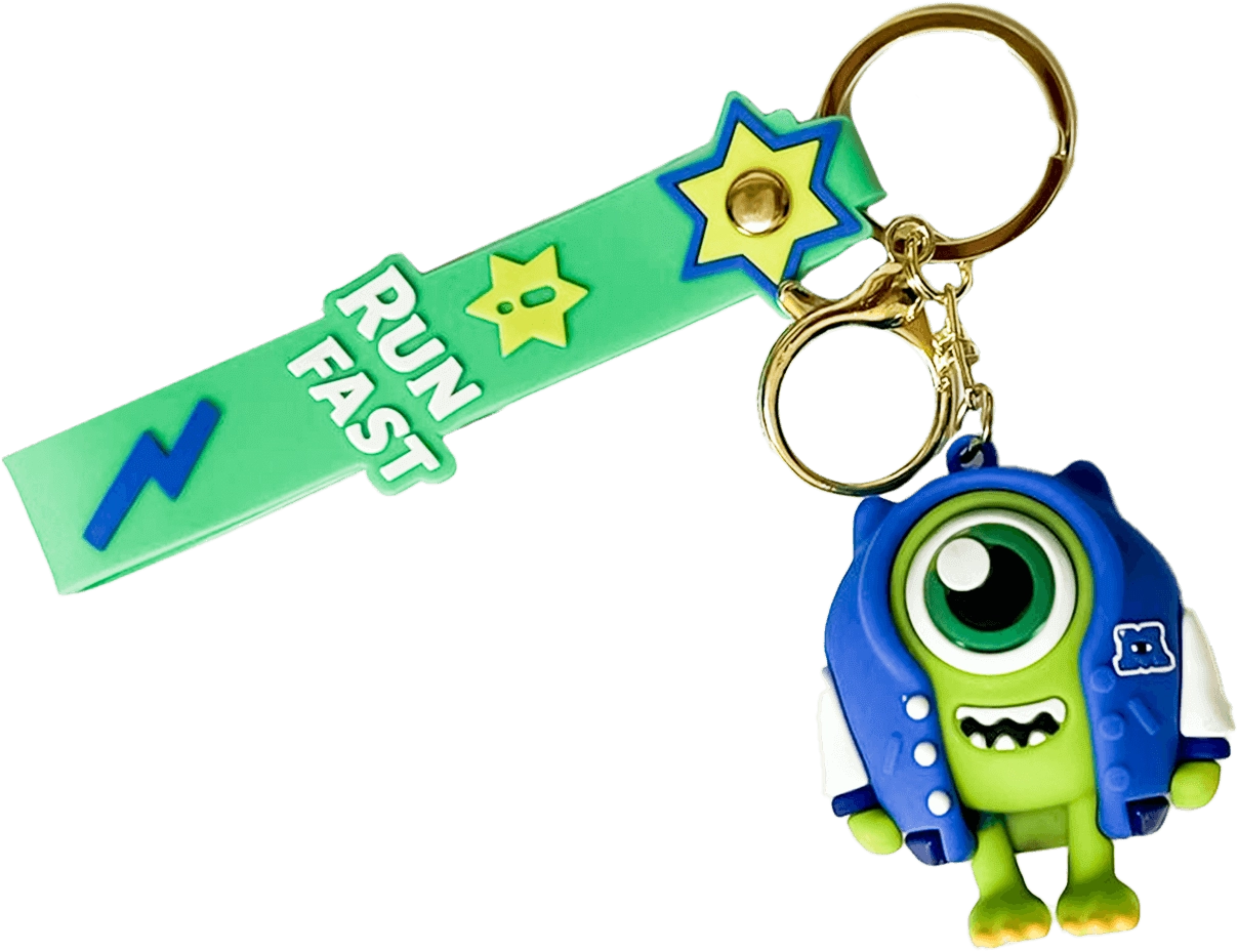 Monsters, INC Mike Wazowski Keychain Medal  for sale in Egypt from Games2Egypt