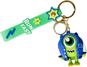 Monsters, INC Mike Wazowski Keychain Medal