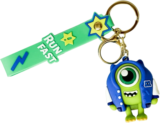 Monsters, INC Mike Wazowski Keychain Medal