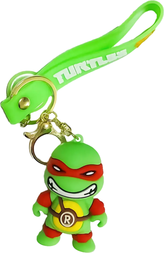 Ninja Turtles Raphael Keychain Medal