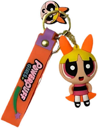 The Powerpuff Girls Blossom Keychain Medal