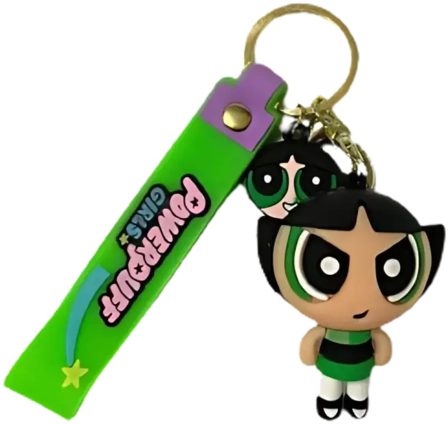 The Powerpuff Girls Buttercup Keychain Medal