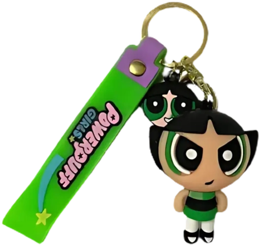 The Powerpuff Girls Buttercup Keychain Medal