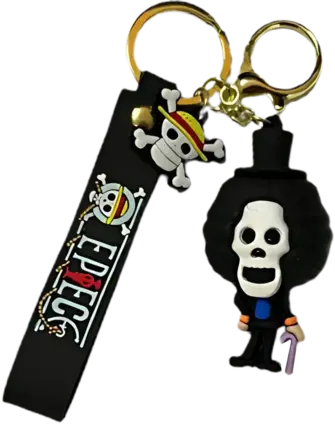 One Piece Brook Keychain Medal