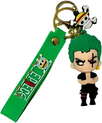 One Piece Roronoa Zoro Keychain Medal