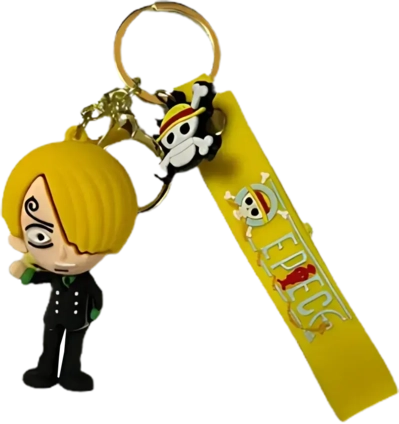 One Piece Sanji Keychain Medal