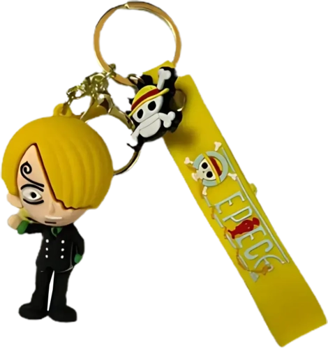 One Piece Sanji Keychain Medal