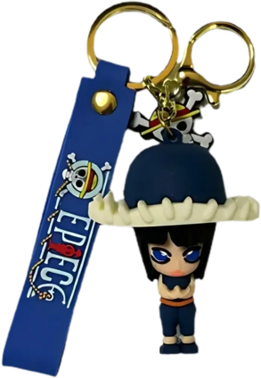 One Piece Nico Robin Keychain Medal