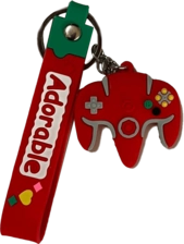 N64 Controller Keychain Medal - Red