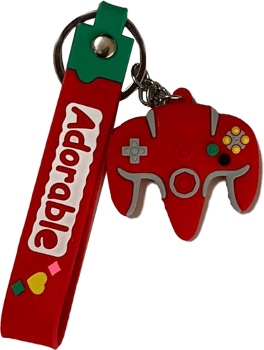 N64 Controller Keychain Medal - Red - Games 2 Egypt