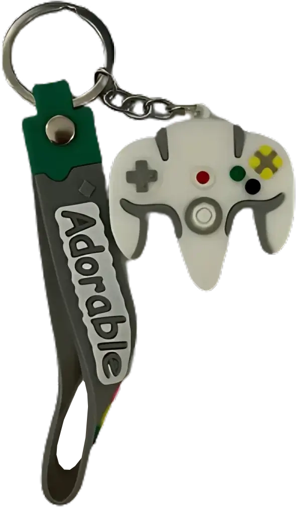 N64 Controller Keychain Medal - White  for sale in Egypt from Games2Egypt