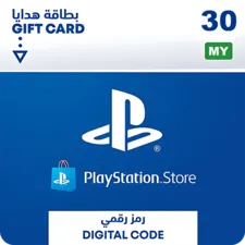 PSN PlayStation Store Gift Card 30 MYR - Malaysia -  for sale in Egypt from Games2Egypt