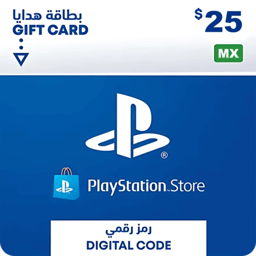 PSN PlayStation Store Gift Card 25 USD - Mexico