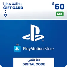 بطاقة شحن بلايستيشن ستور 60 دولار - المكسيك -  للبيع في مصر من خلال Games2Egypt