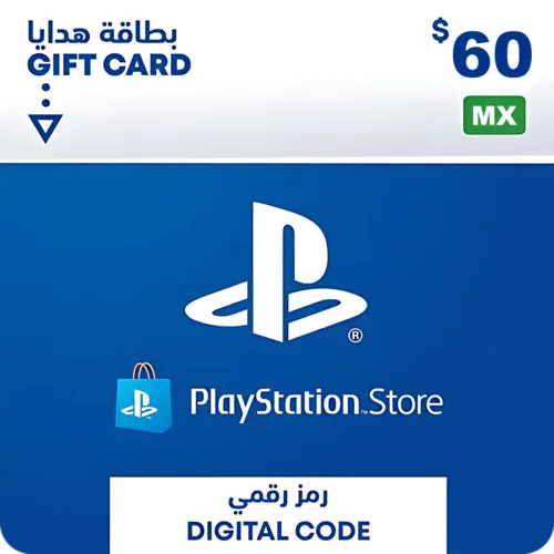 PSN PlayStation Store Gift Card 60 USD - Mexico