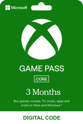  Xbox Game Pass Core 3 Months Key Global