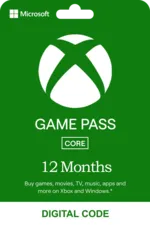 Xbox Game Pass Core 12 Months Xbox Live Key - Europe and UK (97137)