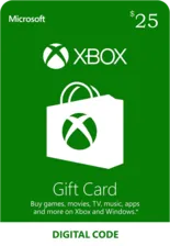 Xbox Live $25 Gift Card Canada (97138)
