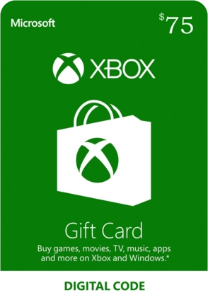 Xbox Live $75 Gift Card Canada