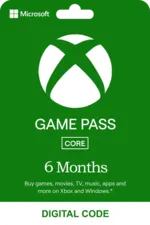 Xbox Game Pass Core 6 Months Xbox Live Key - Canada (97145)