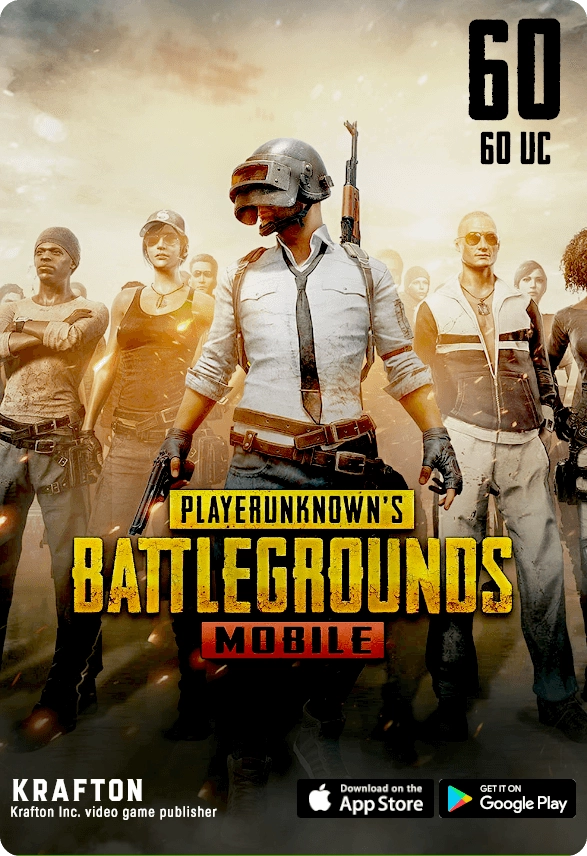 PUBG Mobile - 60 UC (Digital Code)  for sale in Egypt from Games2Egypt