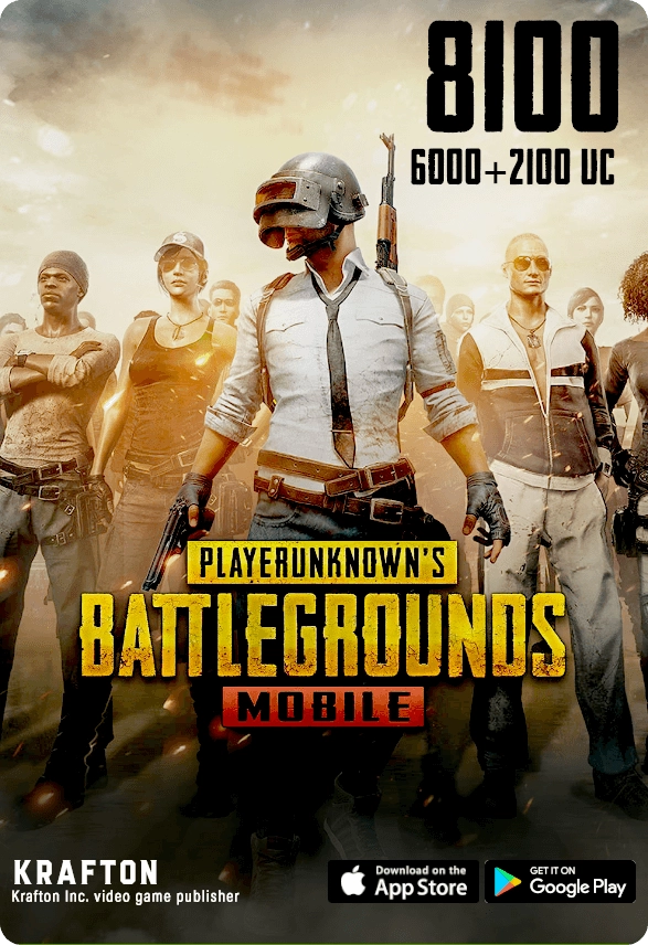 PUBG Mobile - 6000 UC + 2100 UC (Digital Code)  for sale in Egypt from Games2Egypt