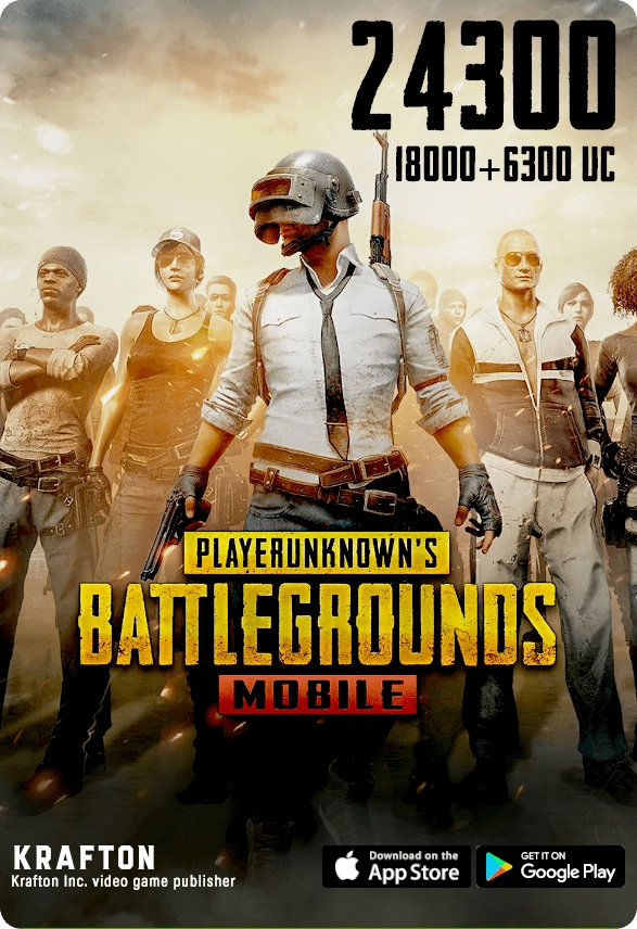 PUBG Mobile - 18000 UC + 6300 UC (Digital Code)  for sale in Egypt from Games2Egypt