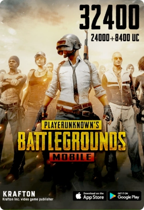 PUBG Mobile - 24000 UC + 8400 UC (Digital Code)