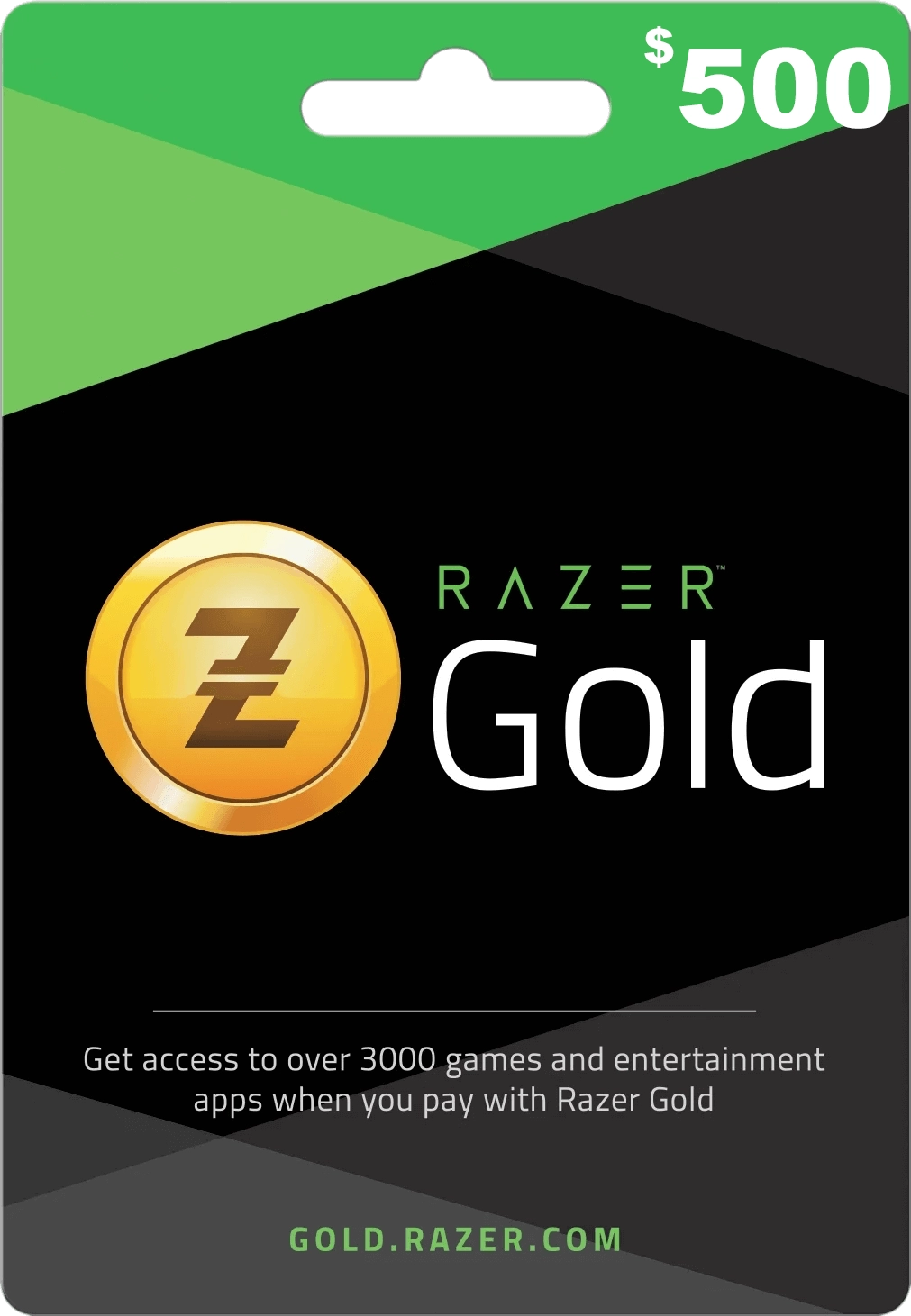 Razer Gold 500$ Global Gift Card  for sale in Egypt from Games2Egypt