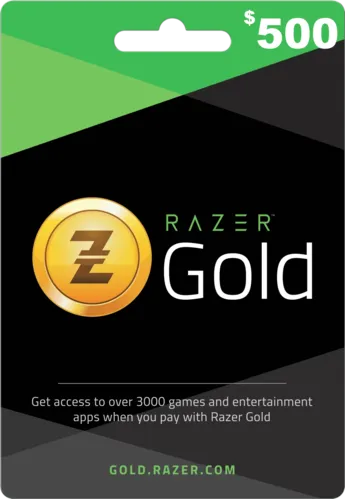 Razer Gold 500$ Global Gift Card