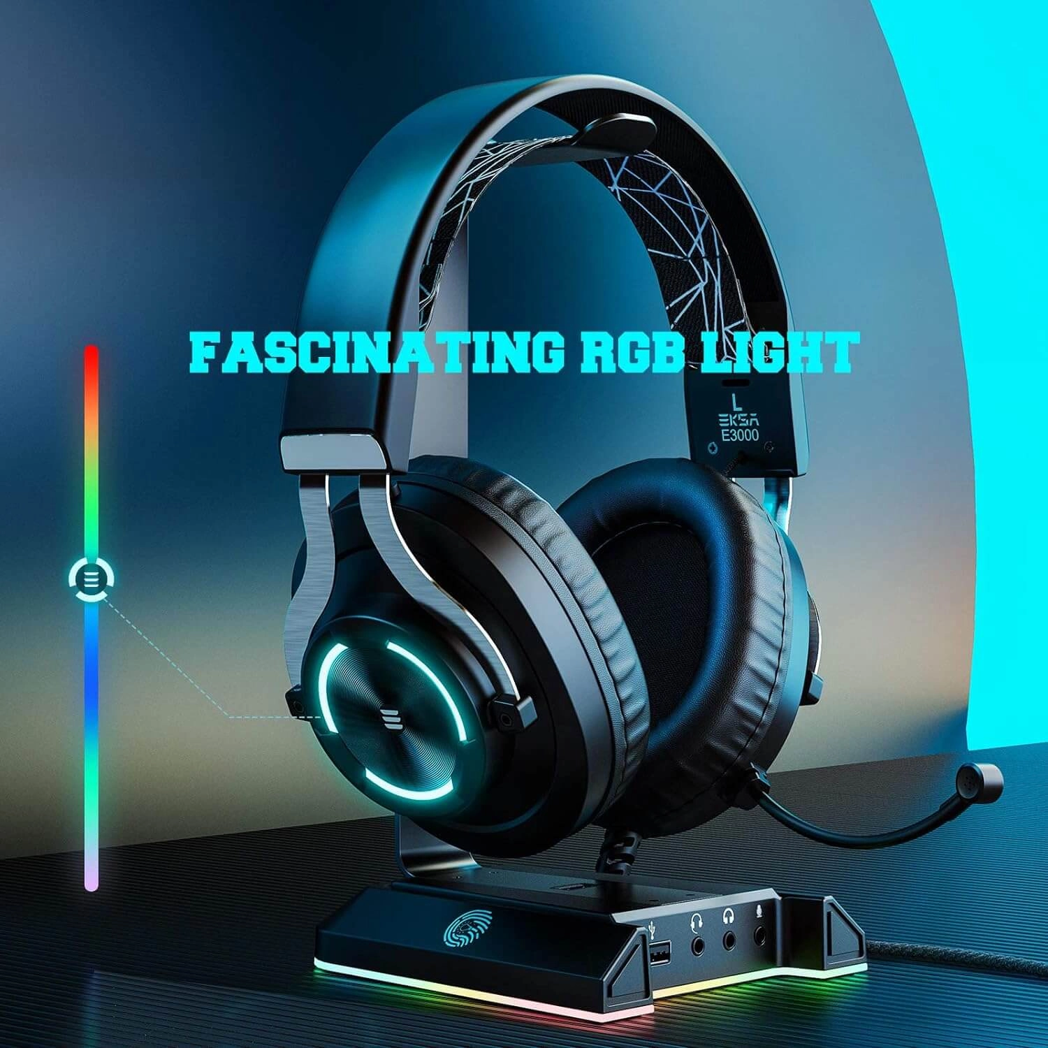 EKSA E3000 Wired Gaming Headset - Black  for sale in Egypt from Games2Egypt