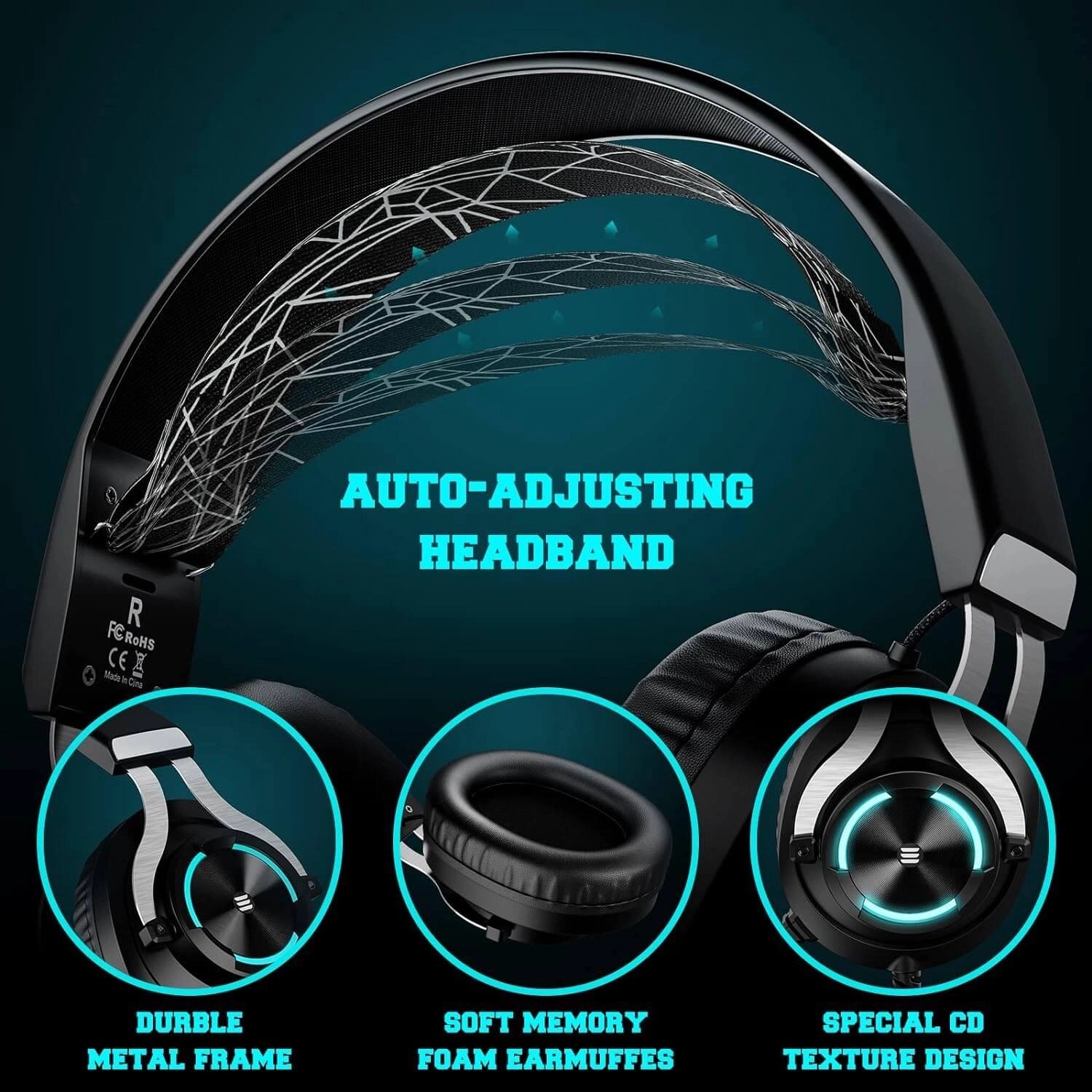 EKSA E3000 Wired Gaming Headset - Black  for sale in Egypt from Games2Egypt