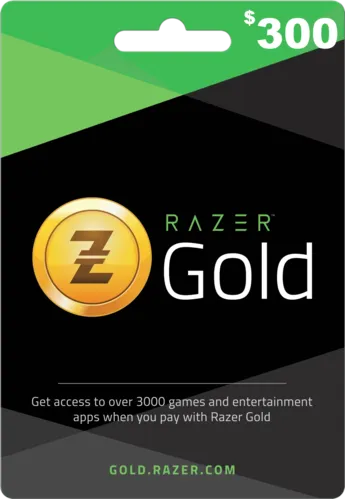 Razer Gold 300$ USA Gift Card